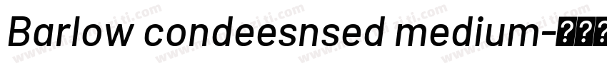 Barlow condeesnsed medium字体转换